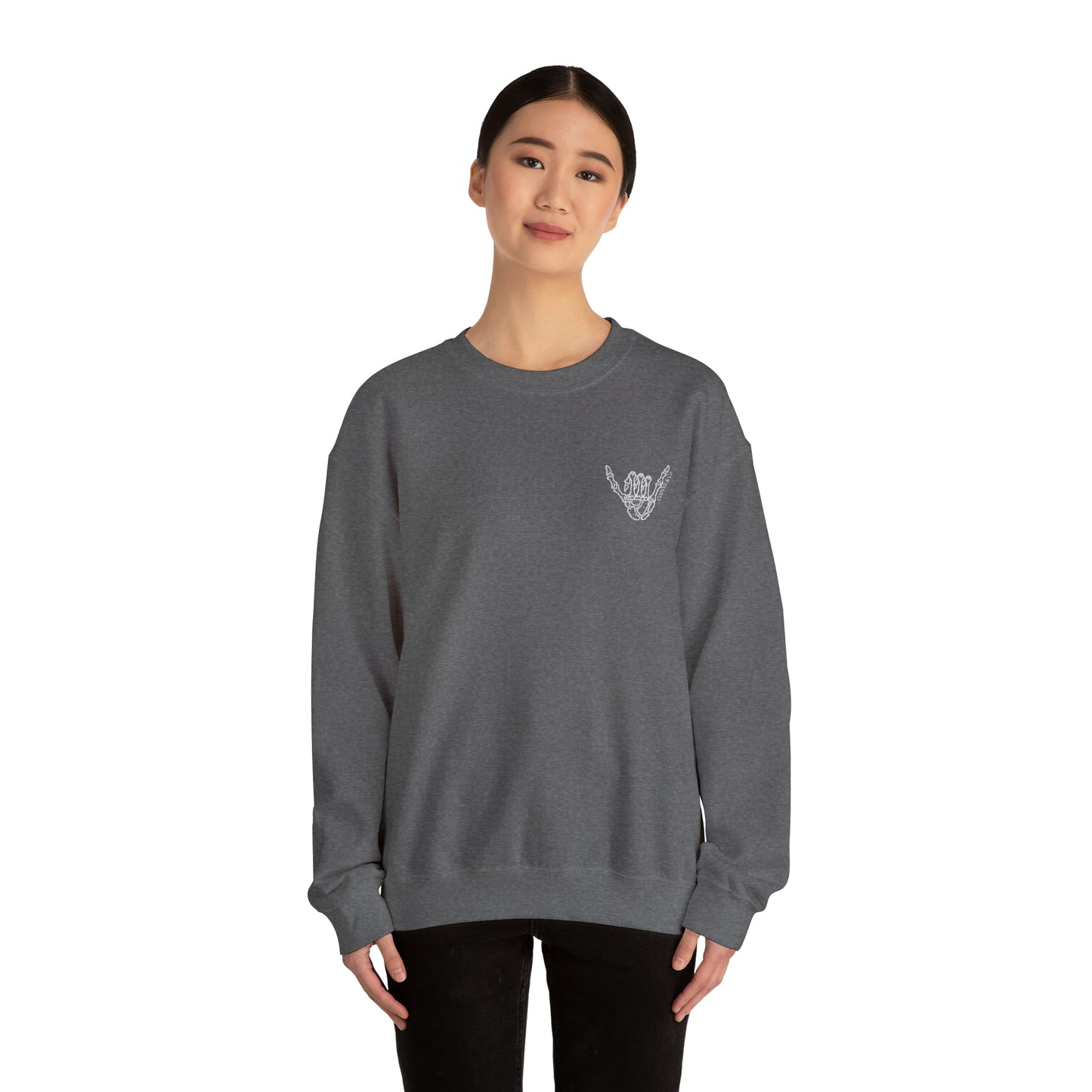 SPOOKY SUMMER - Unisex Crewneck Sweatshirt - (Front Logo, Back Design)