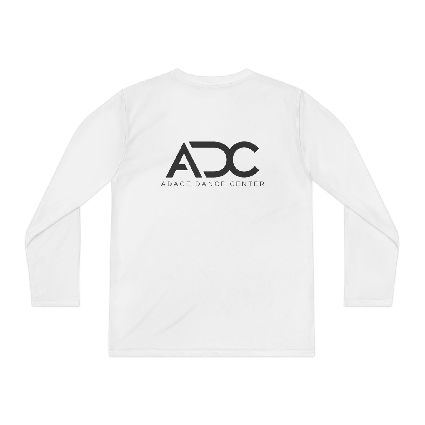 Adage Dance Center: Youth Long Sleeve Tee (Front Logo, Back Logo)