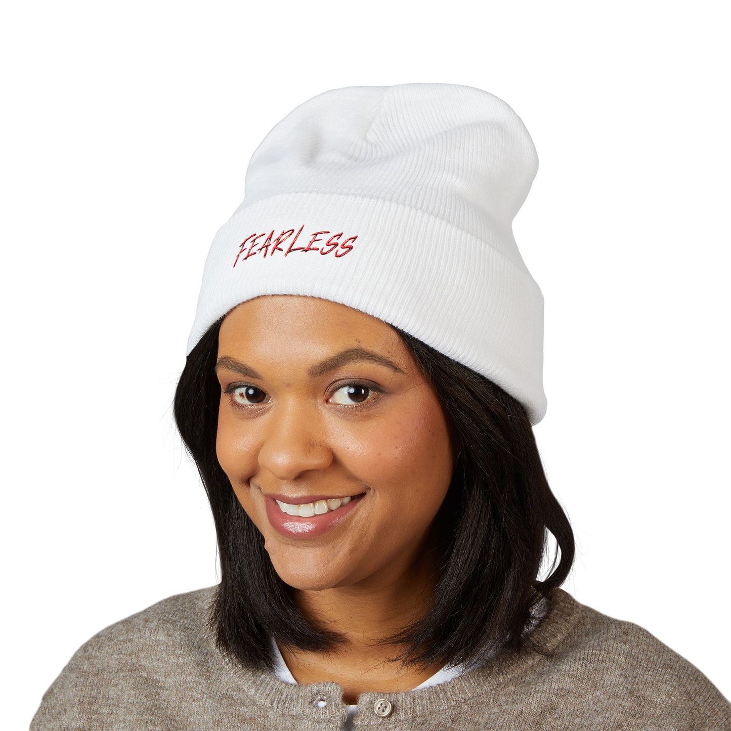 Fearless - Embroidered Beanie