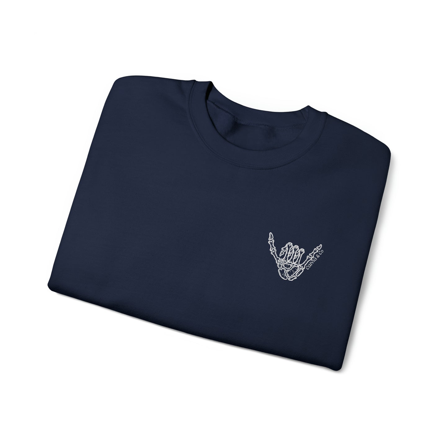 SPOOKY SUMMER - Unisex Crewneck Sweatshirt - (Front Logo, Back Design)
