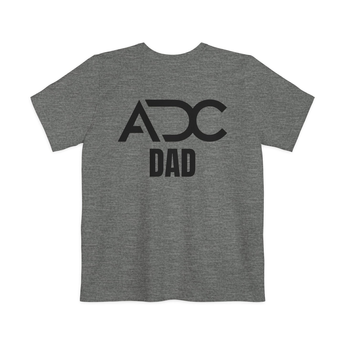 Adage Dance Center: Bella+Canvas Dance Dad Unisex Pocket T-shirt (Front Logo, Back Logo)