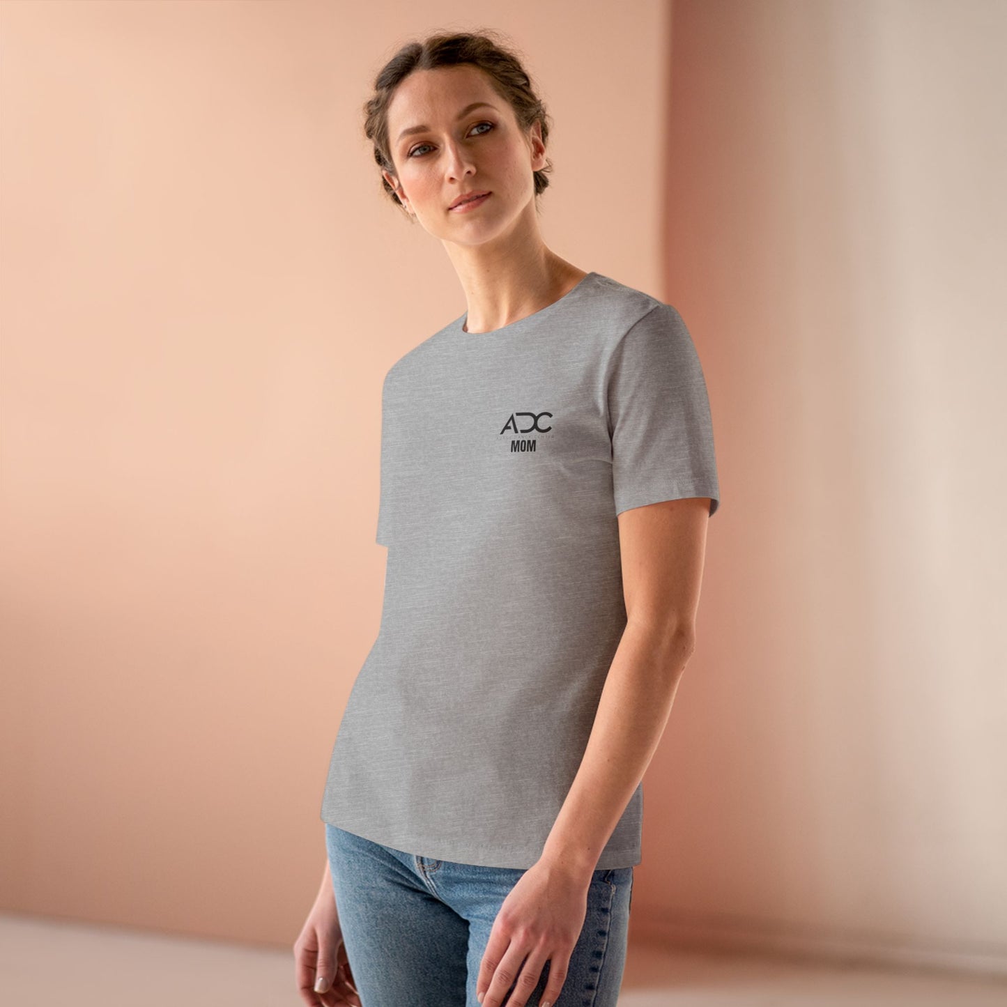 Adage Dance Center: Bella+Canvas Dance Mom Cotton Tee (Front Logo, Back Logo)
