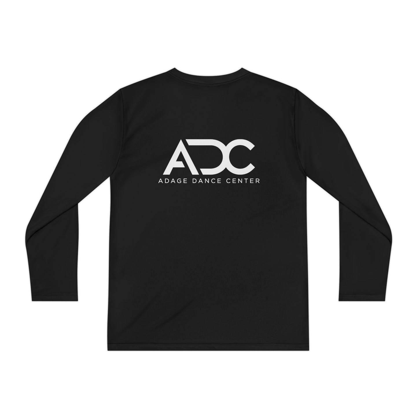 Adage Dance Center: Youth Long Sleeve Tee (Front Logo, Back Logo)