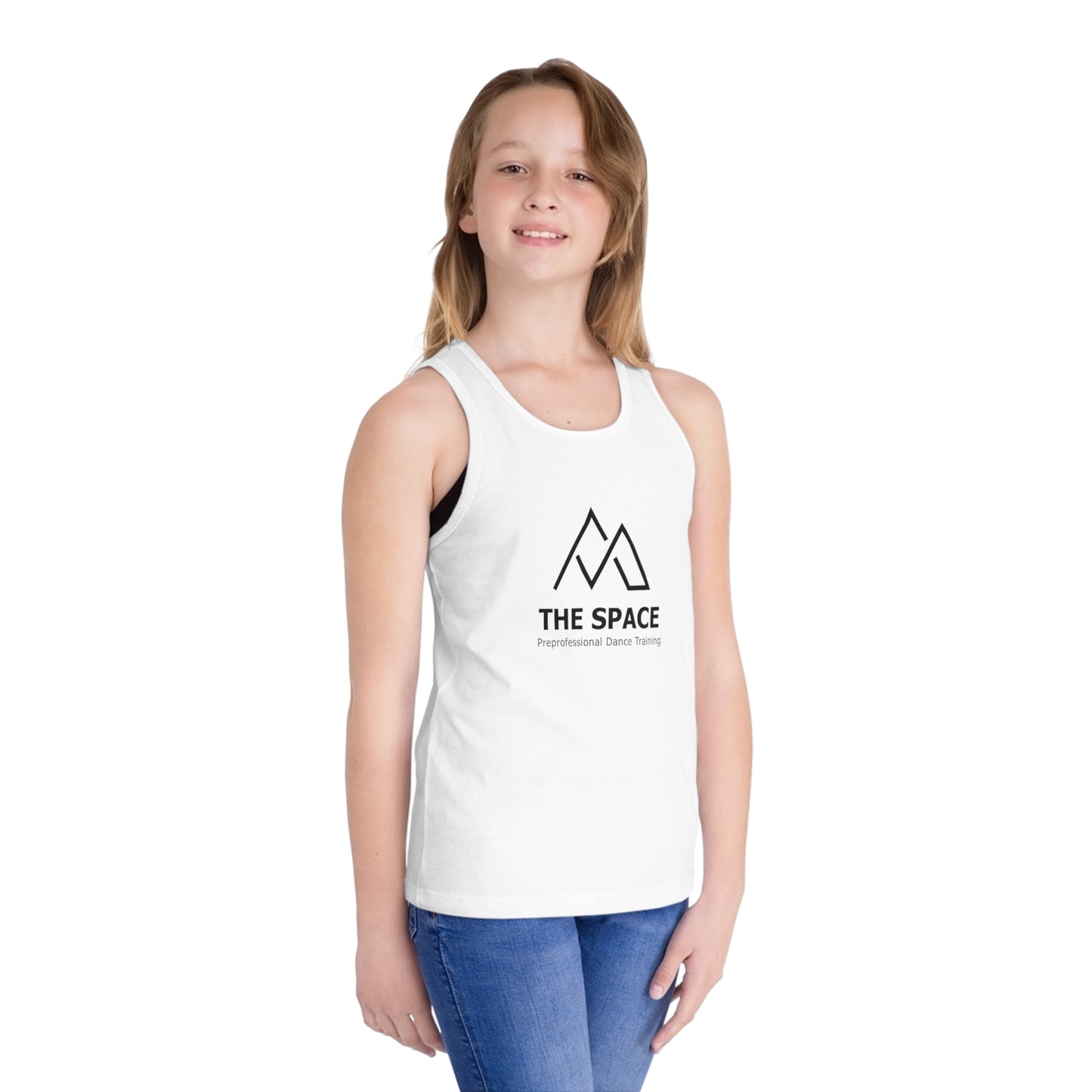 The Space - Youth Jersey Tank Top (Front Logo)