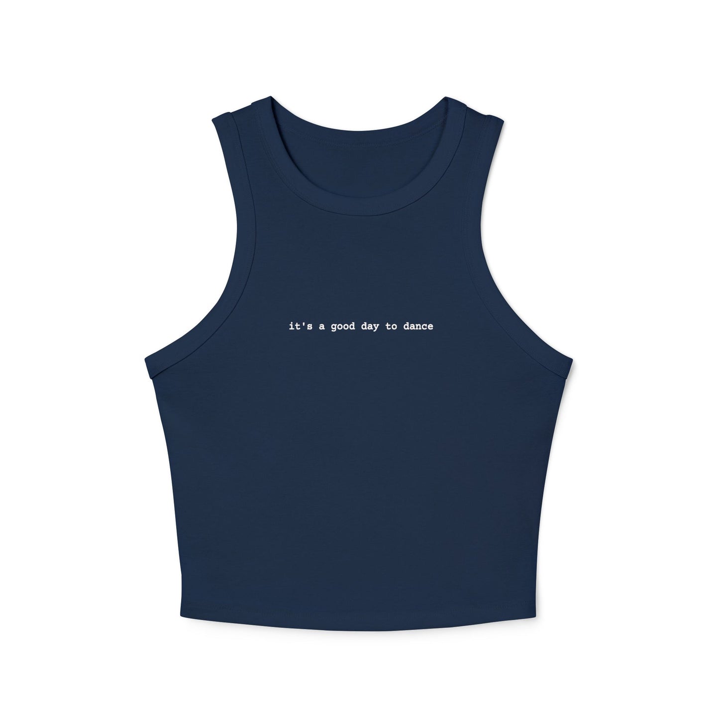 Mixx Summer - Women's Micro Rib Racer Tank Top (Front Design, Back Studio)