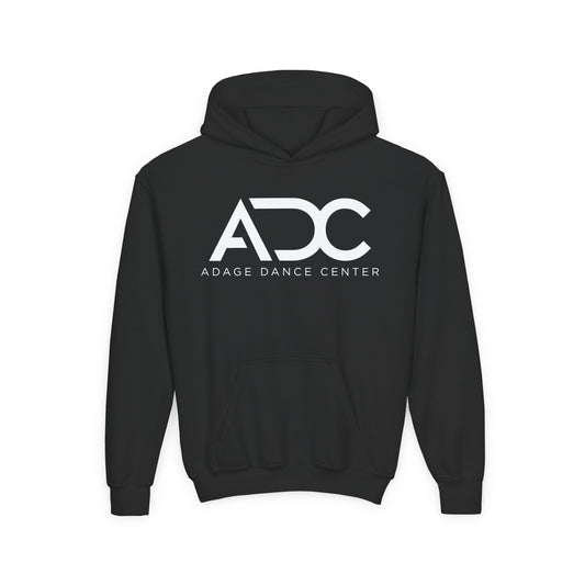 Adage Dance Center: Gildan Youth Hooded Sweatshirt (Front Logo, Back Name)