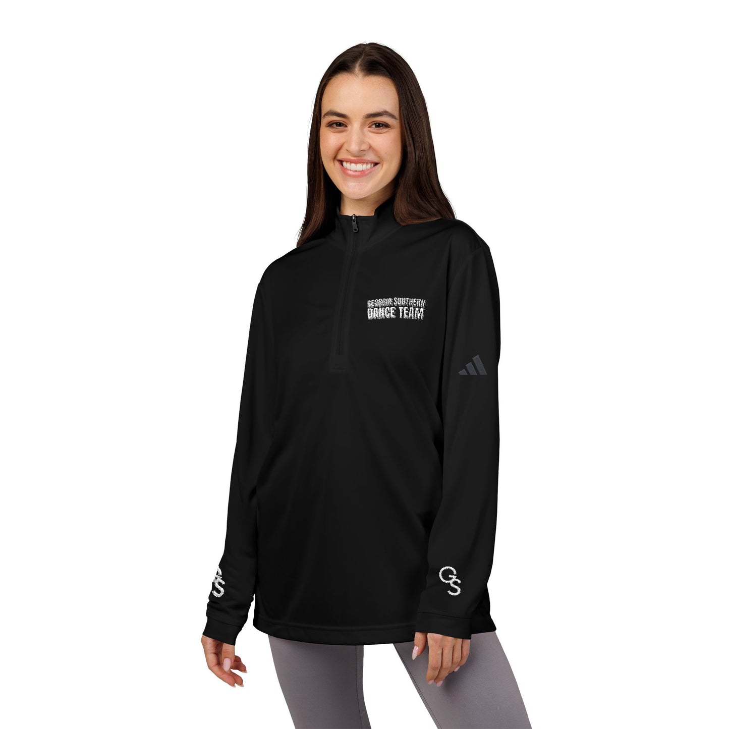 Georgia Southern Dance Team Unisex Quarter-Zip Pullover, Adidas (Embroidered)