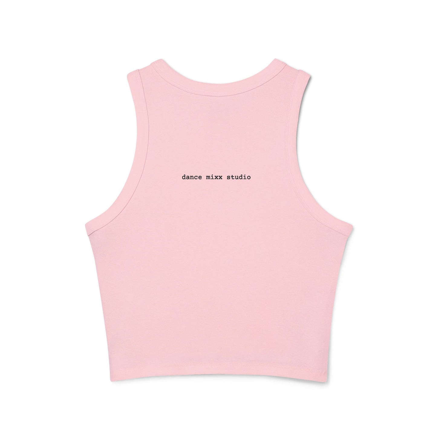 Mixx Summer - Women's Micro Rib Racer Tank Top (Front Design, Back Studio)