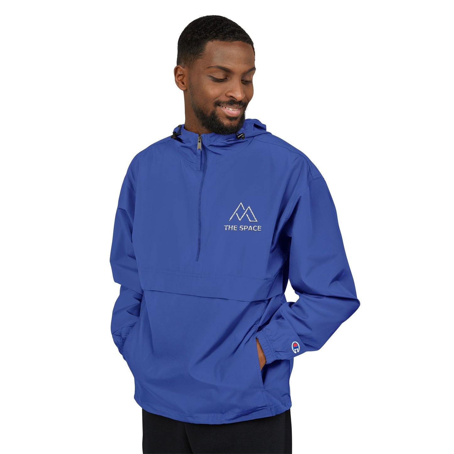 The Space - Packable Anorak Jacket (Front Logo) Embroidered