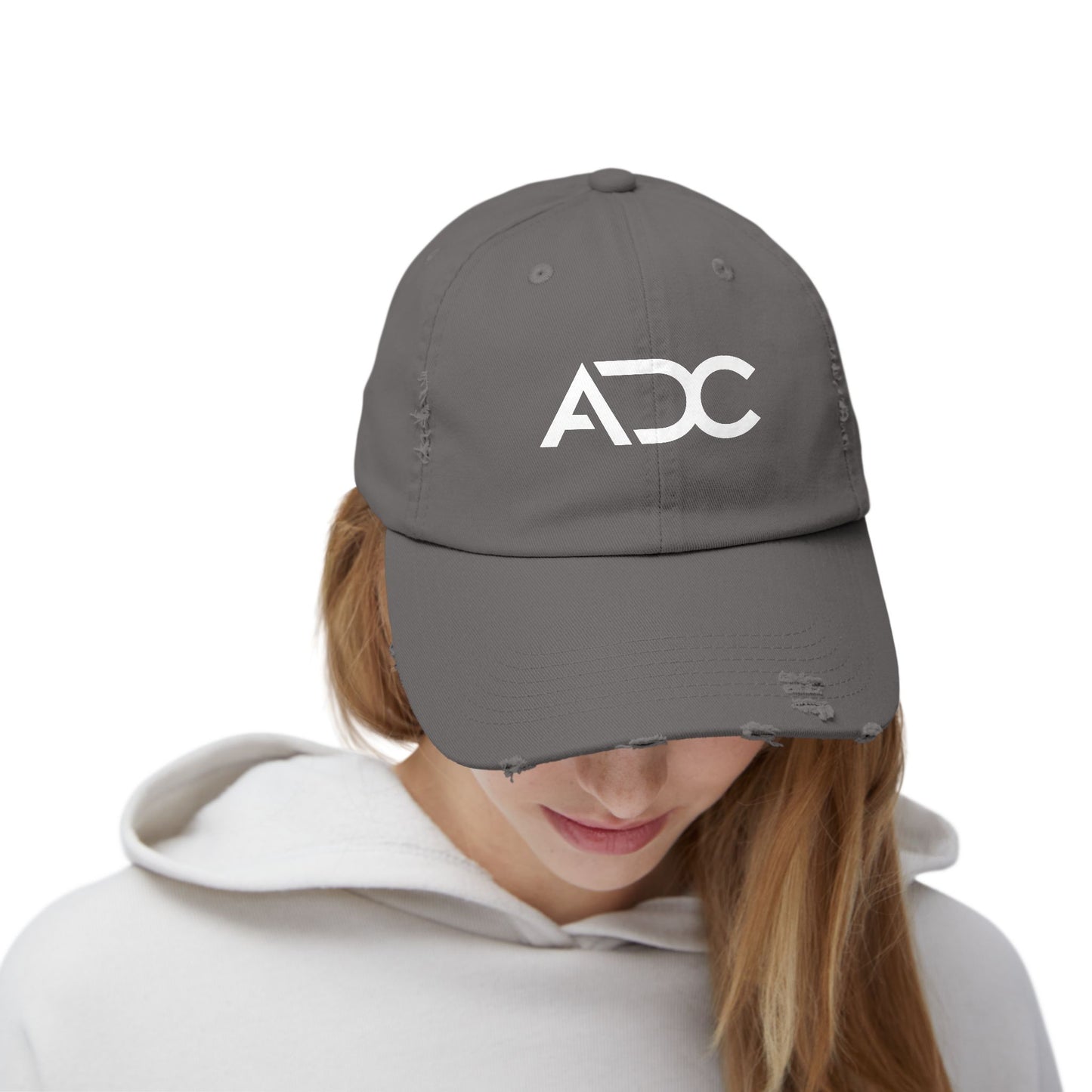 Adage Dance Center: Unisex Distressed Cap (Front Logo)