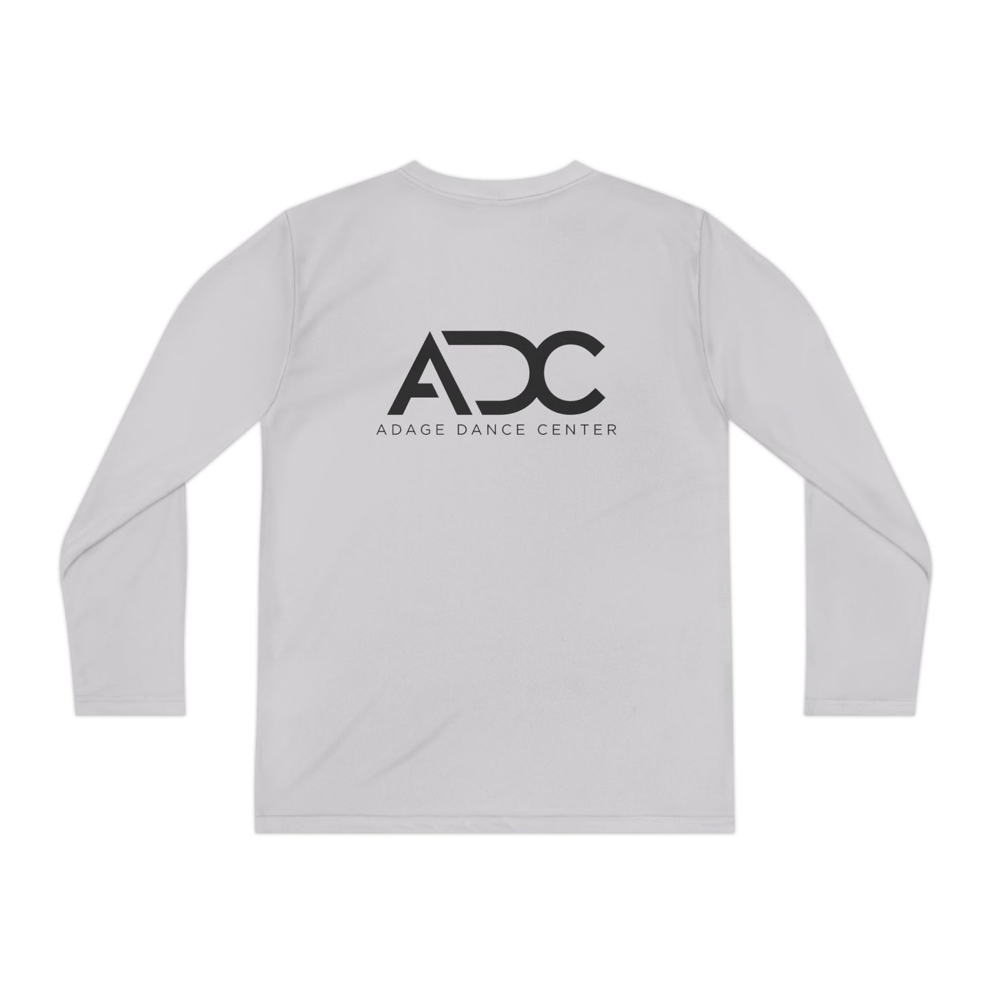 Adage Dance Center: Youth Long Sleeve Tee (Front Logo, Back Logo)