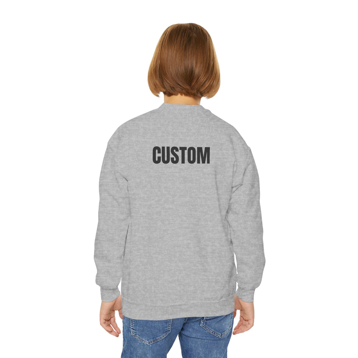 Adage Dance Center: Gildan Youth Crewneck Sweatshirt (Front Logo, Back Name)