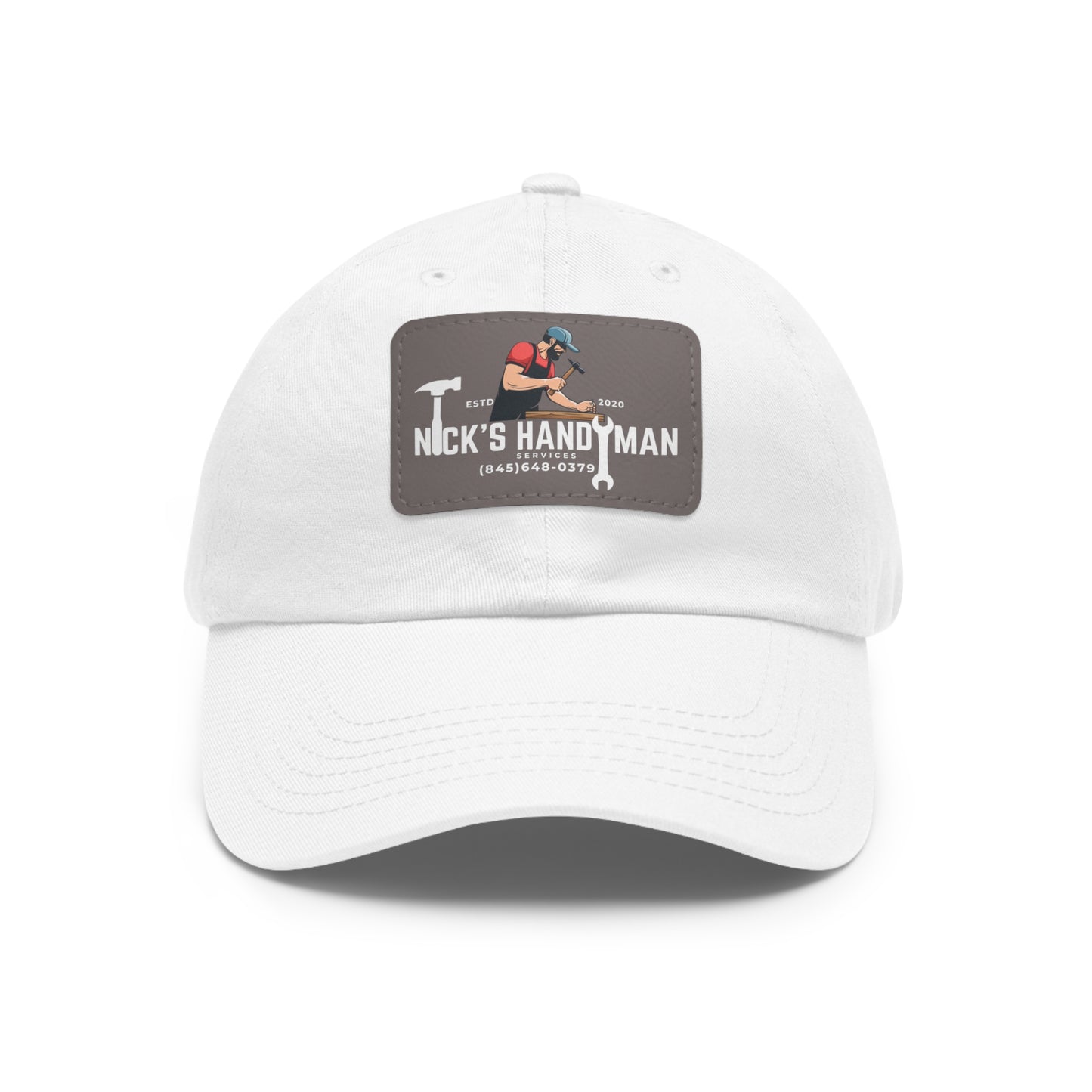 Hat with Leather Patch