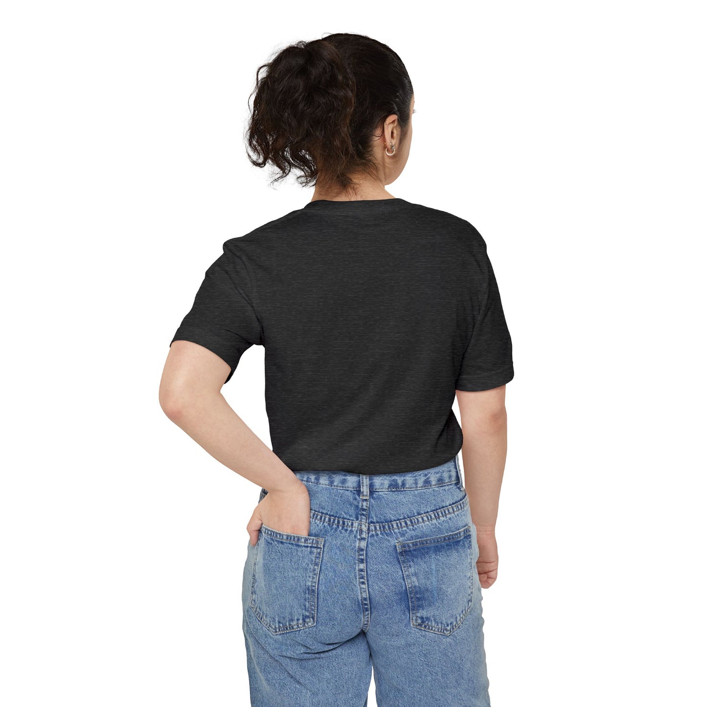 Adage Dance Center: Bella+Canvas Dance Dad Unisex Pocket T-shirt (Front Logo, Back Logo)