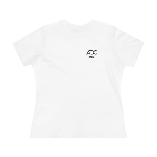 Adage Dance Center: Bella+Canvas Dance Mom Cotton Tee (Front Logo, Back Logo)