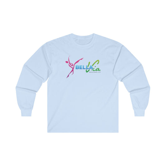 BellaVia - Unisex Cotton Long Sleeve Tee (Front Design)