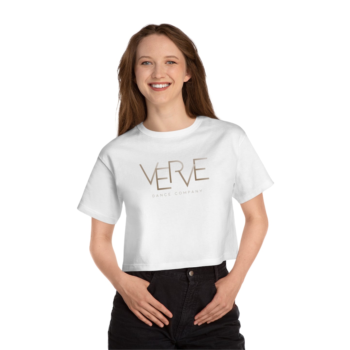 VERVE - Champion Cropped T-Shirt (Front Logo)