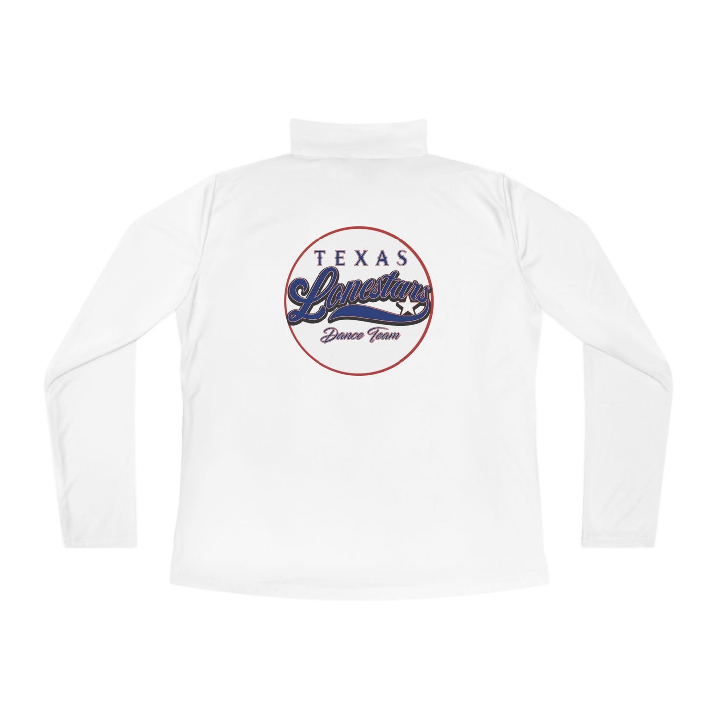 TEXAS LIVE! LONESTARS - Ladies Quarter-Zip Pullover (Front Logo, Back Logo)