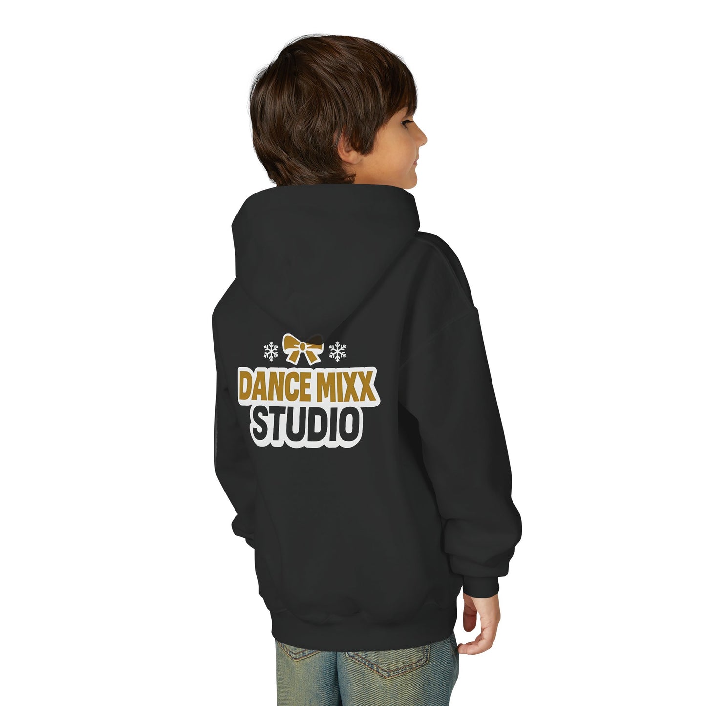 Dance Mixx Studio - Youth Holiday Bow Hoodie (Option 2)