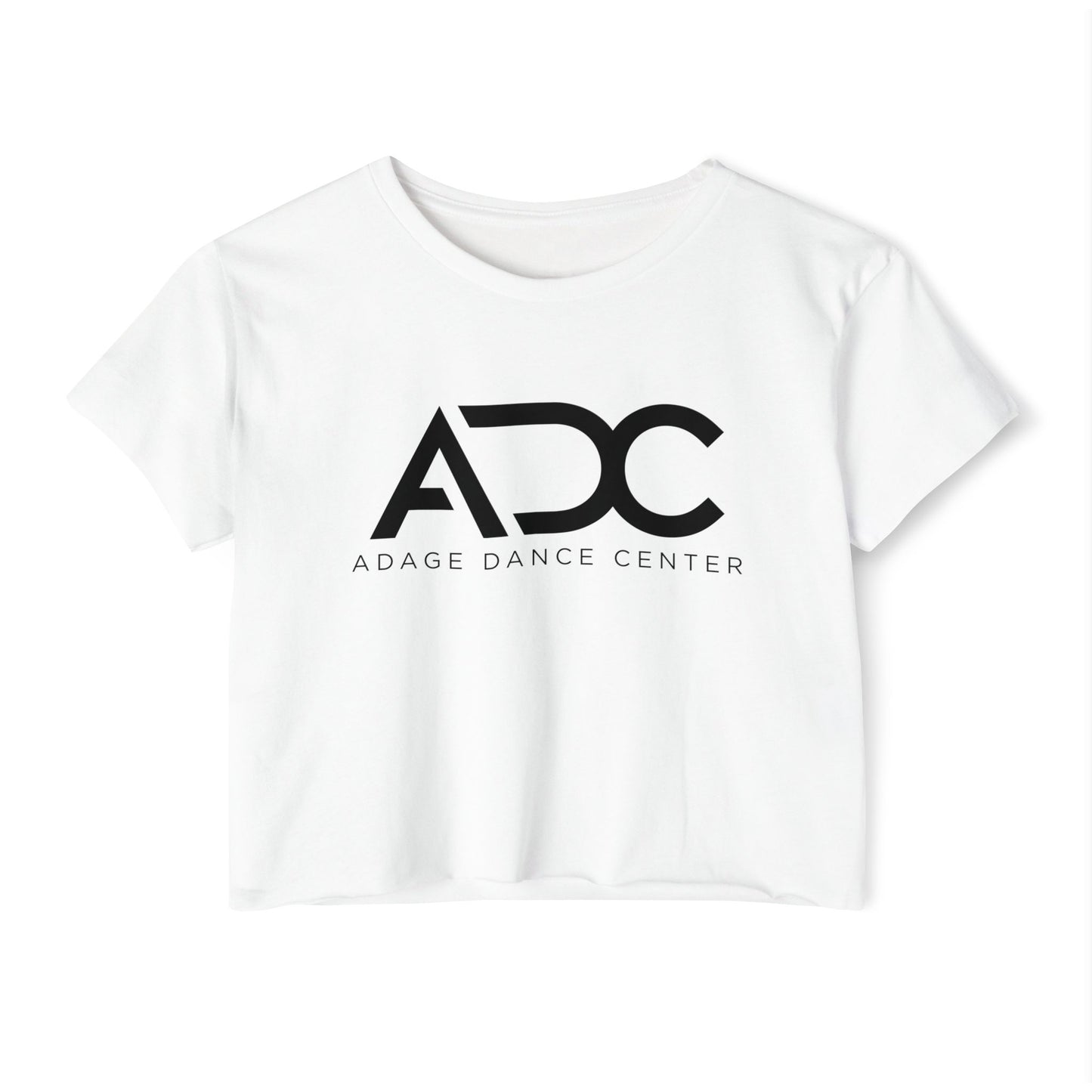 Adage Dance Center: Women's Crop Tee (Front Logo)