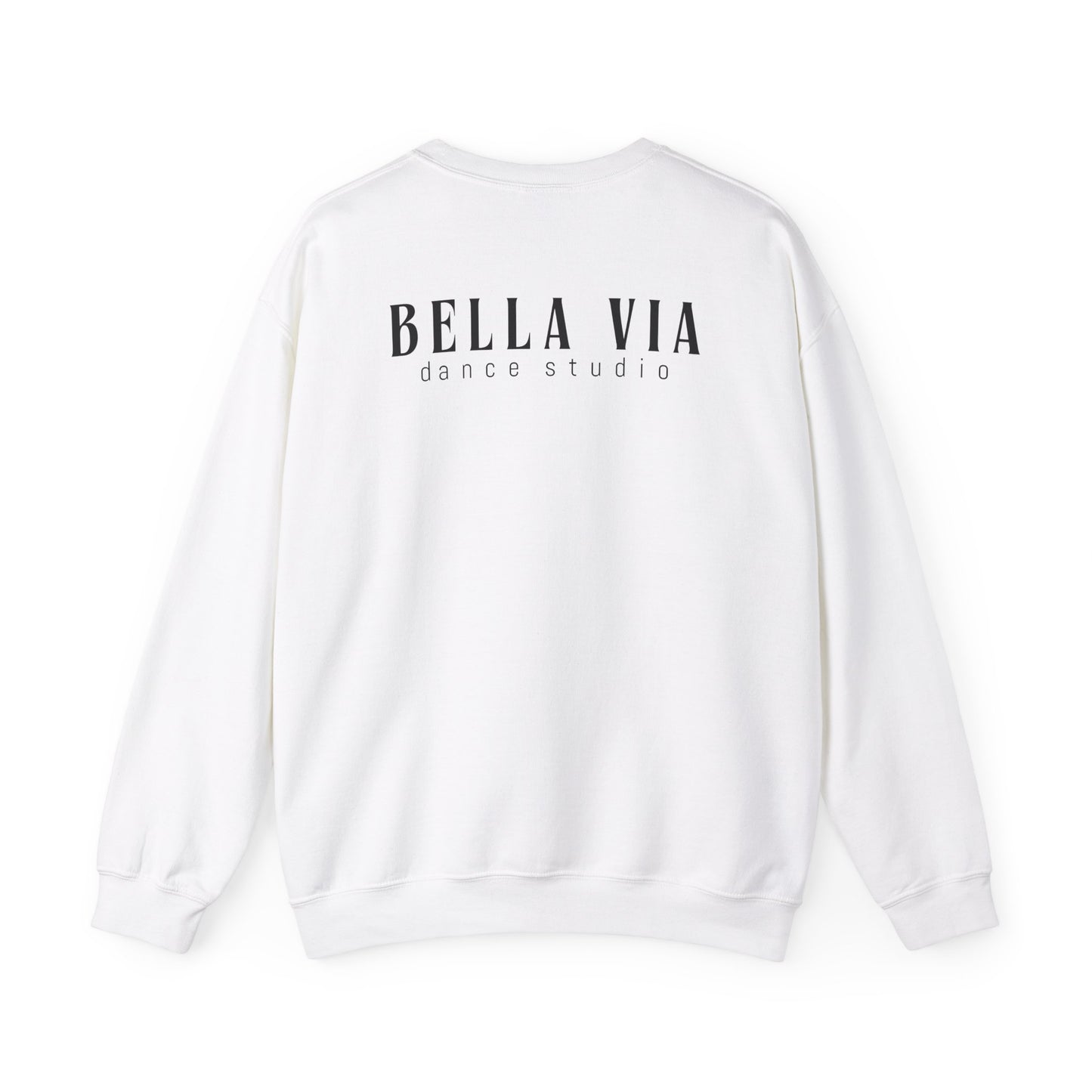 BellaVia - Unisex Crewneck Sweatshirt (Front Design, Back Design)