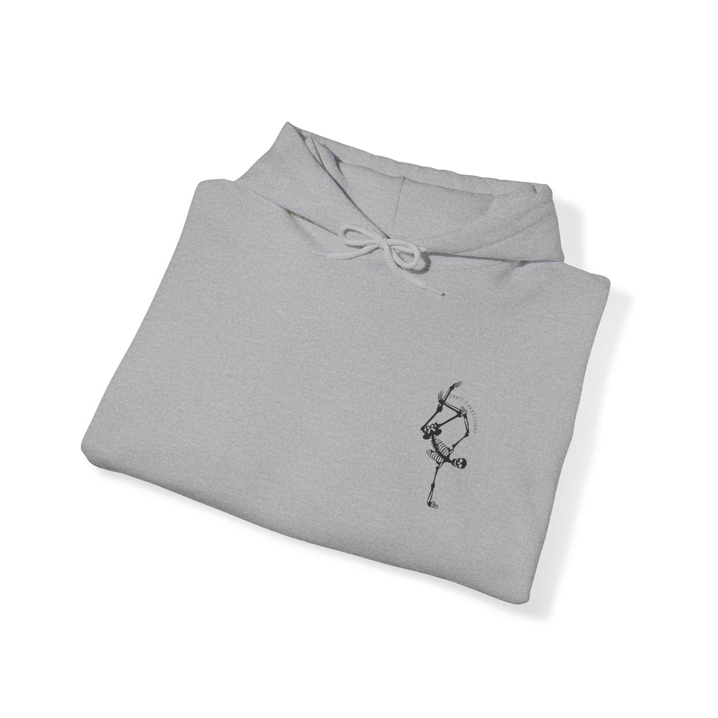 DE - Unisex Hooded Sweatshirt - Front Logo, Back Design