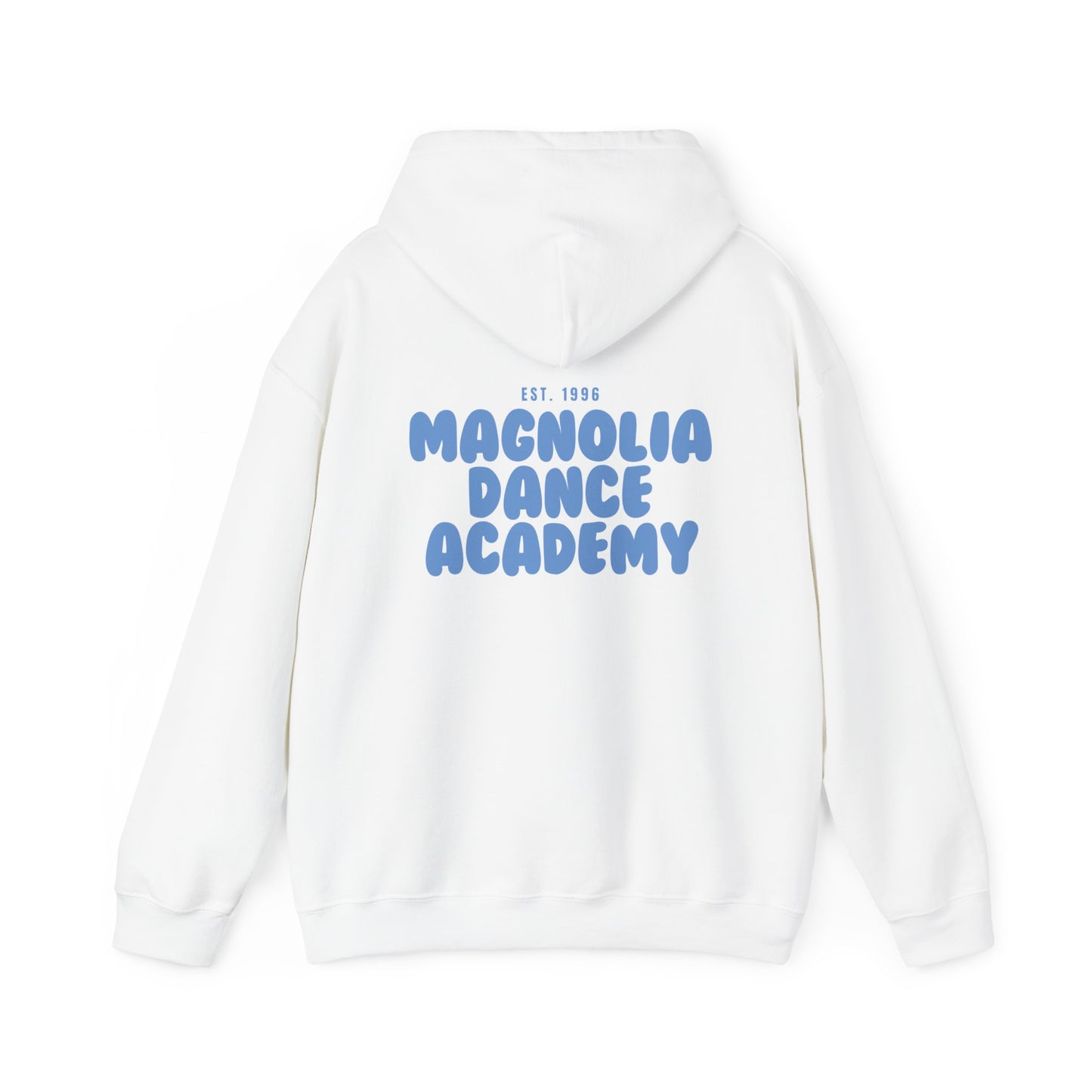 MDA - Unisex Hooded Sweatshirt (Front Mini Logo, Back Large Logo)