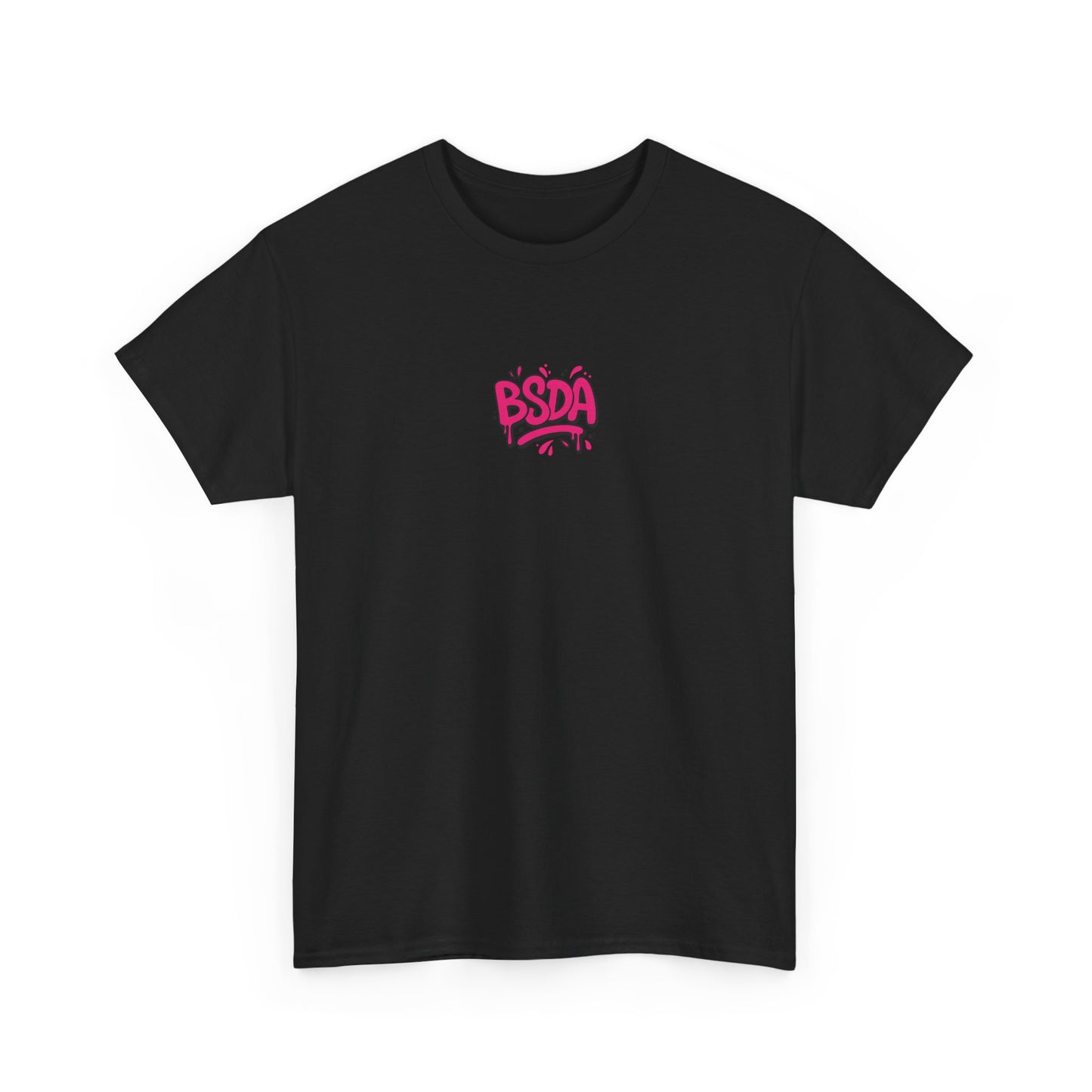 BSDA - Unisex Heavy Cotton Tee (Front Logo, Back Logo)