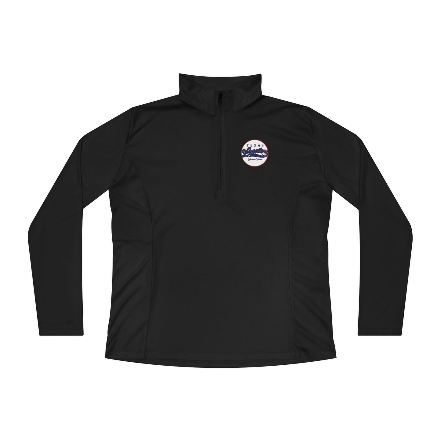 TEXAS LIVE! LONESTARS - Ladies Quarter-Zip Pullover (Front Logo, Back Logo)