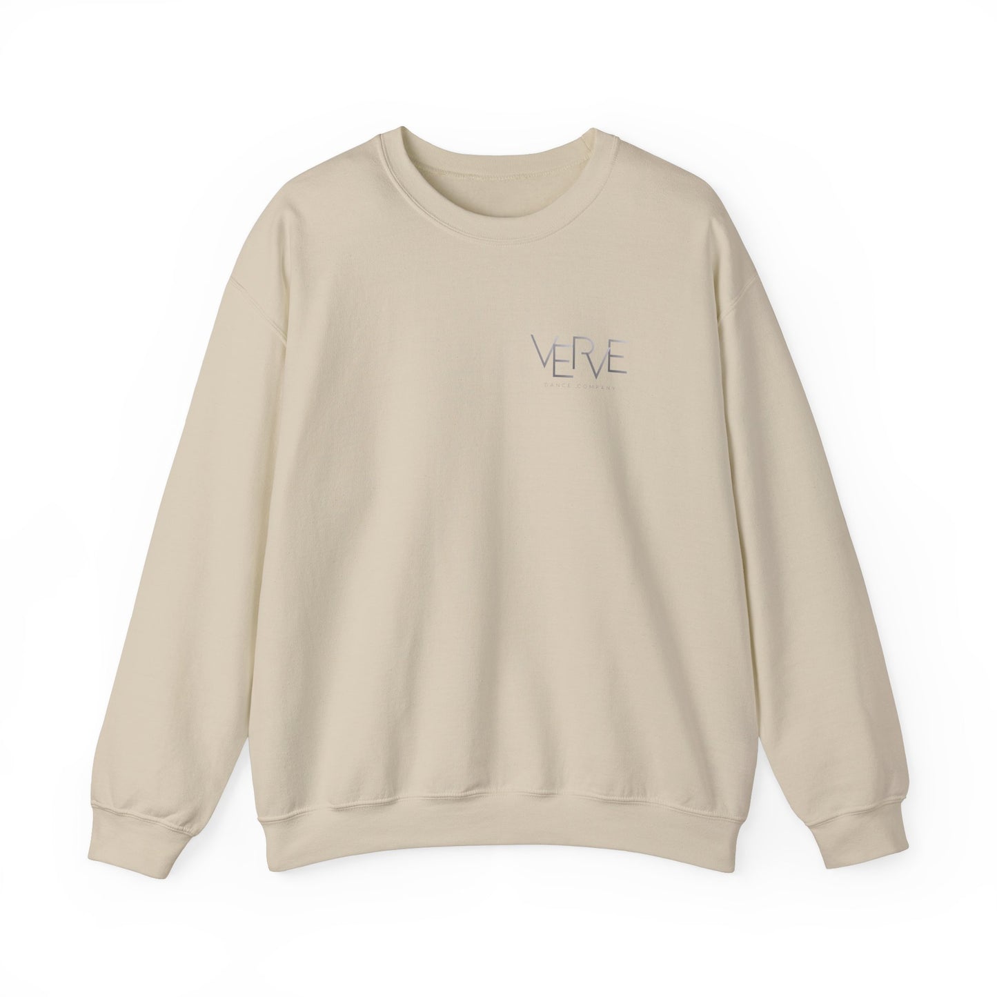 VERVE - Unisex Crewneck Sweatshirt (Front Logo, Back Design)