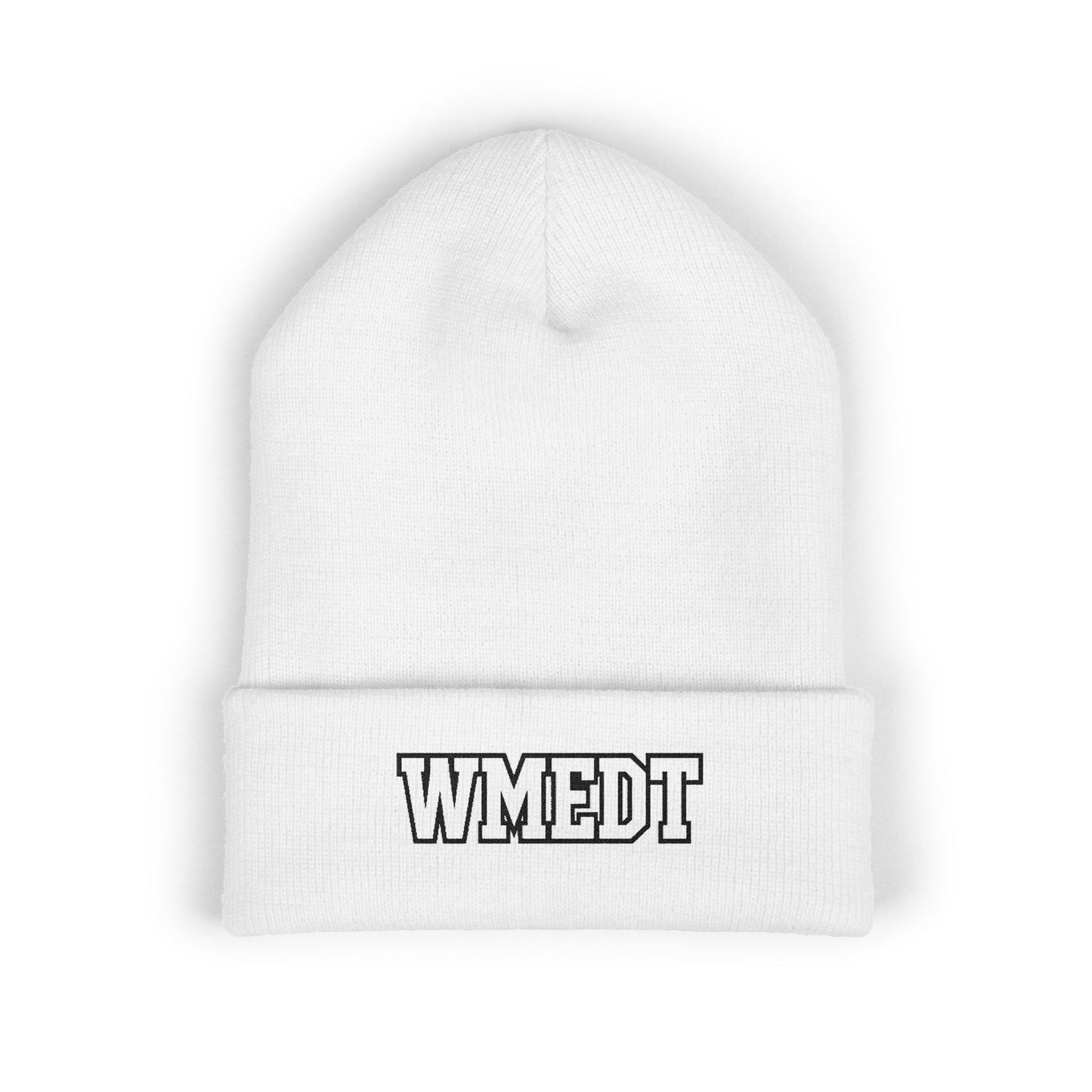 WMEDT: Embroidered Cuffed Beanie (One Color)
