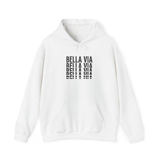 BellaVia - Unisex Hooded Sweatshirt (Front Descending Design)