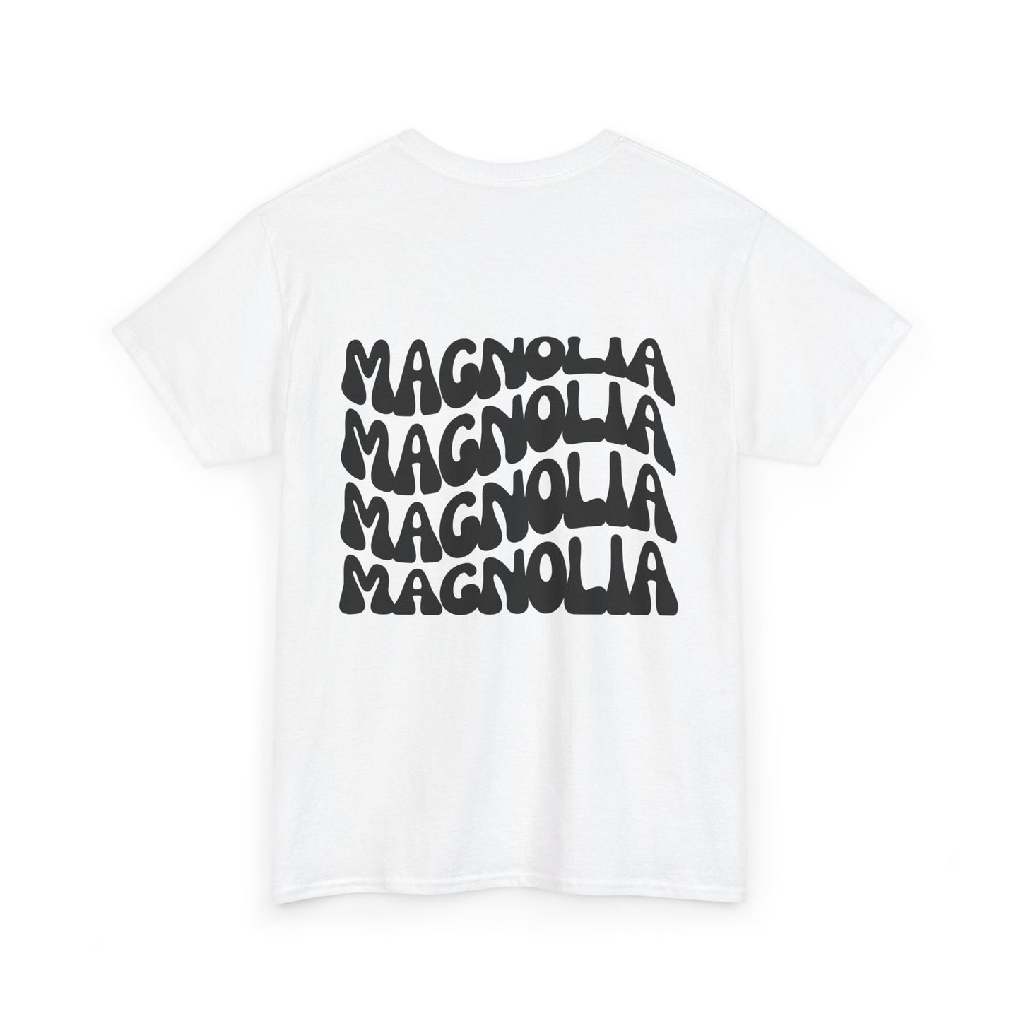 MDA - Unisex Cotton Tee (Front Mini Logo, Back Large Logo)