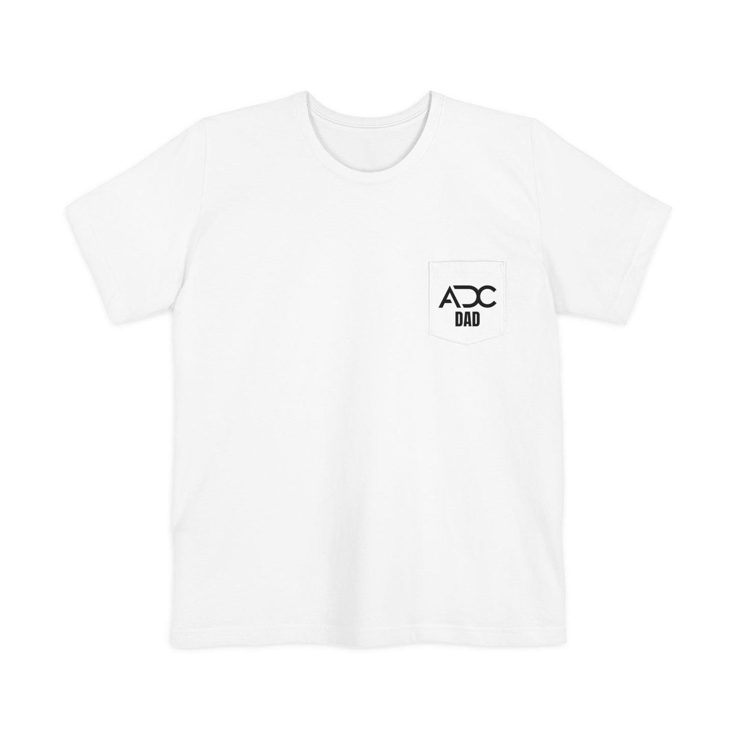 Adage Dance Center: Bella+Canvas Dance Dad Unisex Pocket T-shirt (Front Logo, Back Logo)