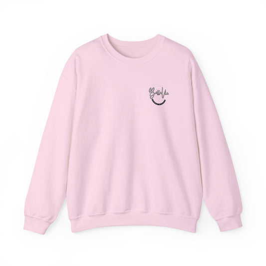 BellaVia - Unisex Crewneck Sweatshirt (Front Logo, Back Design)