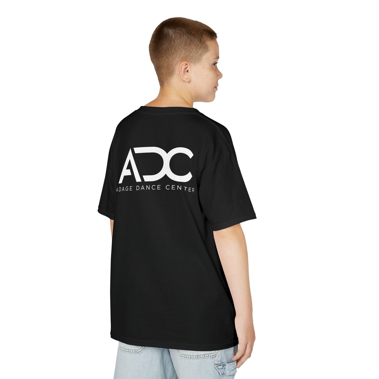 Adage Dance Center: Gildan Youth T-Shirt (Front Logo, Back Logo)
