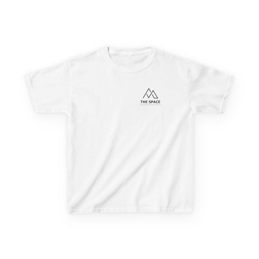 The Space - Youth Heavy Cotton Tee (Left Chest Logo, Back Quote)