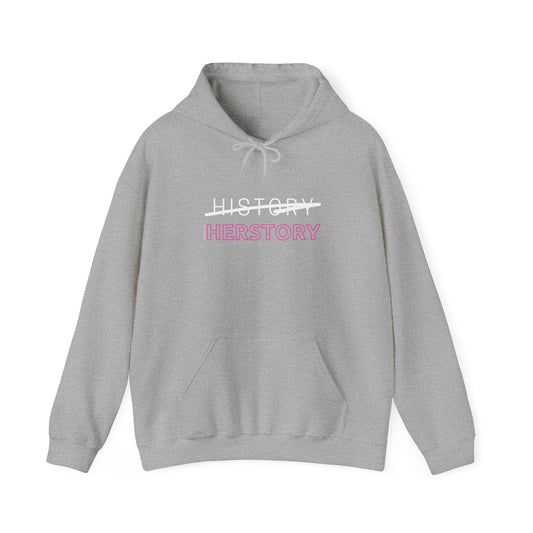 HERstory - Unisex Hooded Sweatshirt - (Front Design)