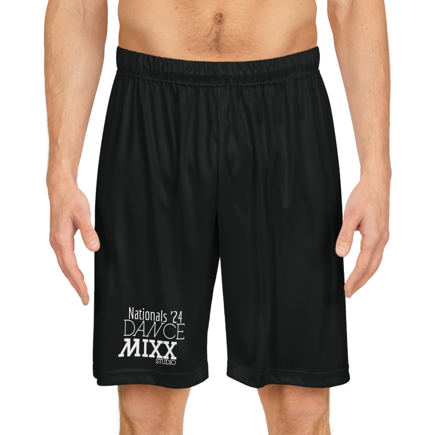 Mixx Nationals Adult Basketball Shorts - (Front Right OG Logo)