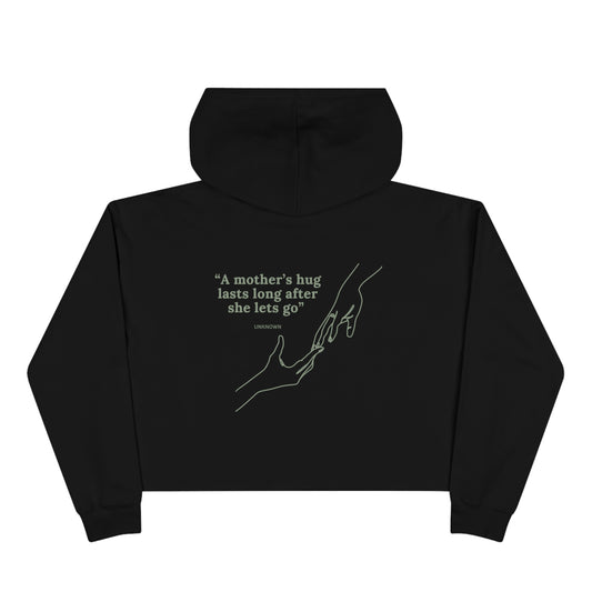 MOTHERS HUG - Crop Hoodie - (Front & Back Designs)