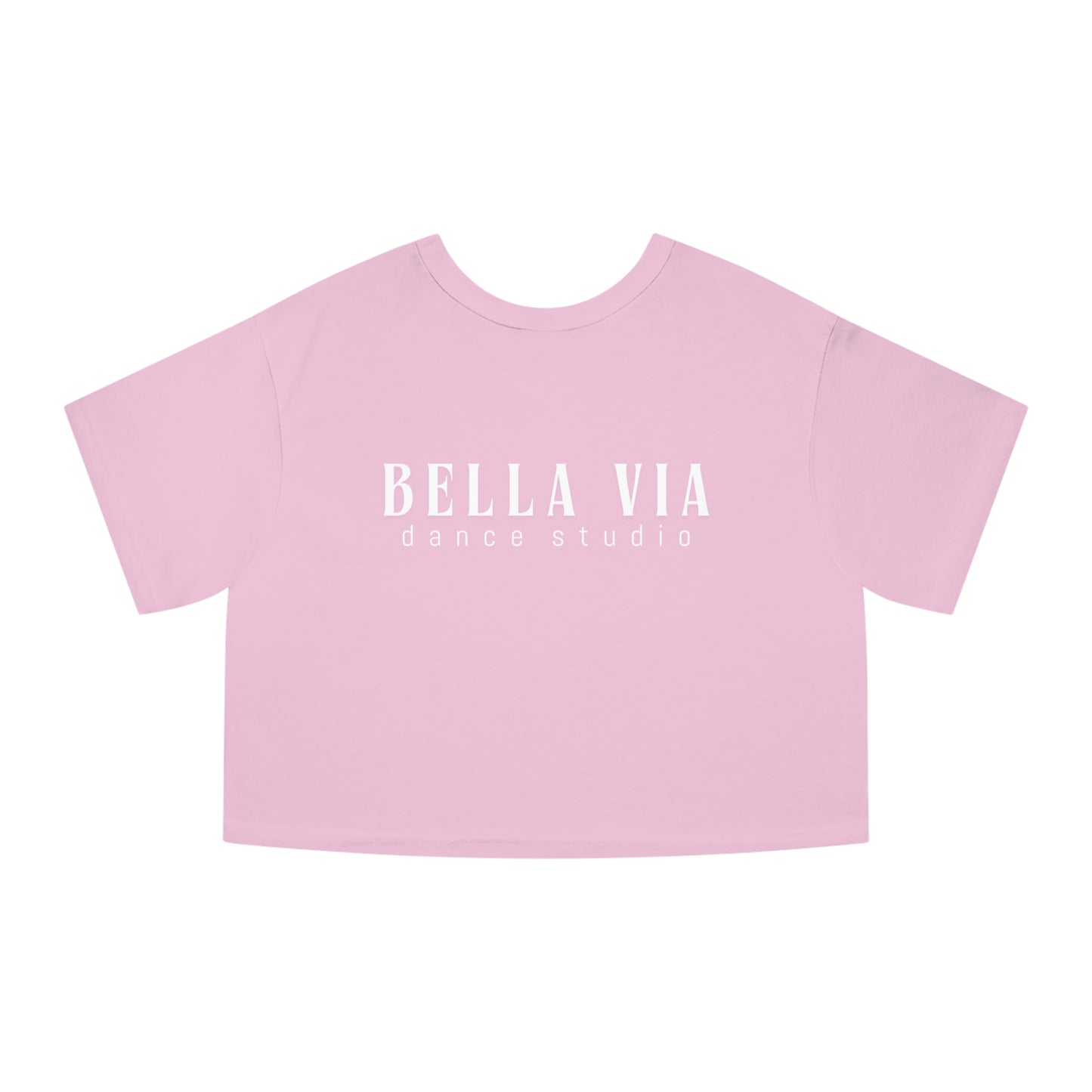 BellaVia - Champion Women's Heritage Cropped T-Shirt (Front Design, Back Design)