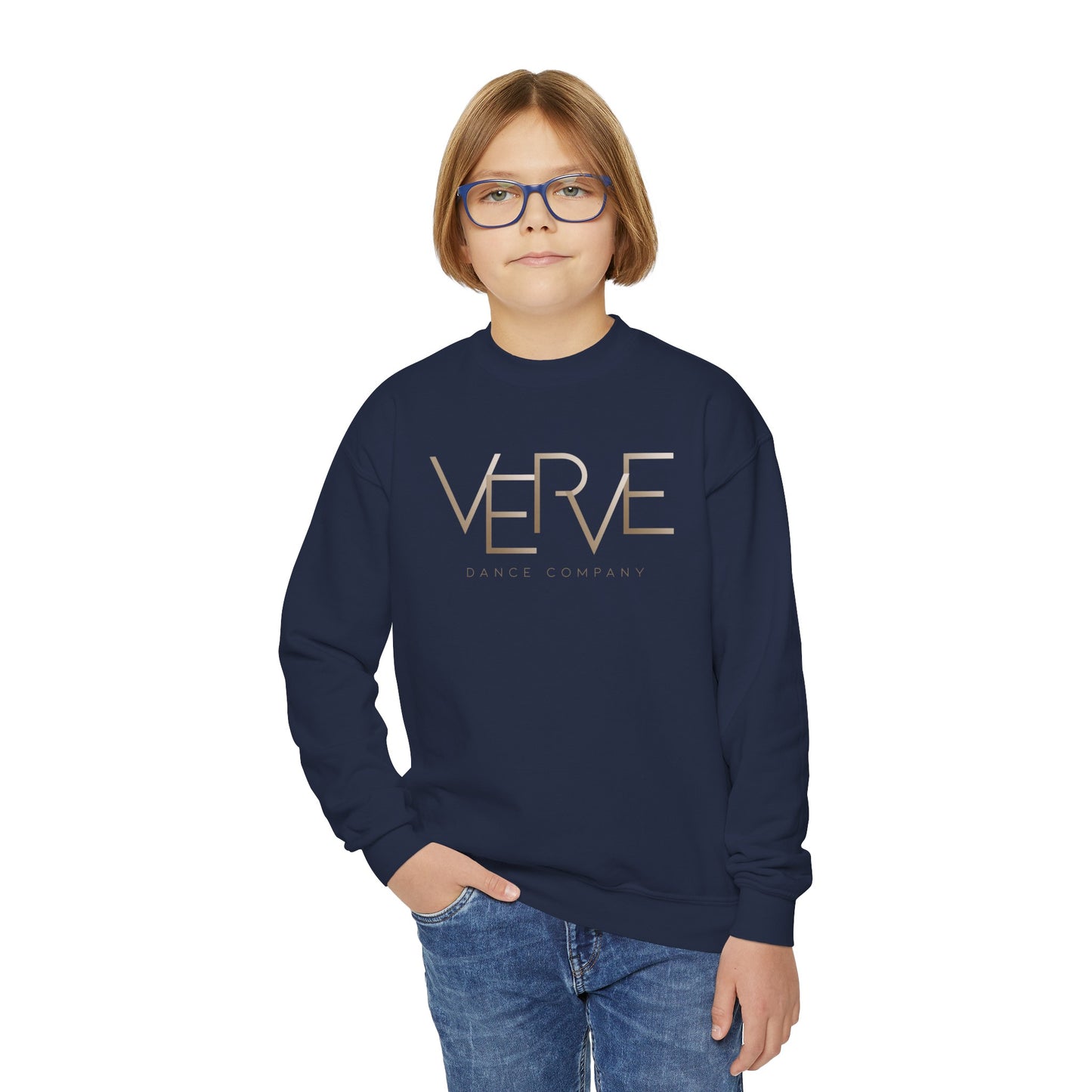 VERVE - Youth Crewneck Sweatshirt (Front Logo)