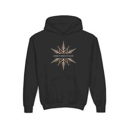 Dance Mixx Studio - Youth Holiday Snowflake Hoodie (Option 1)