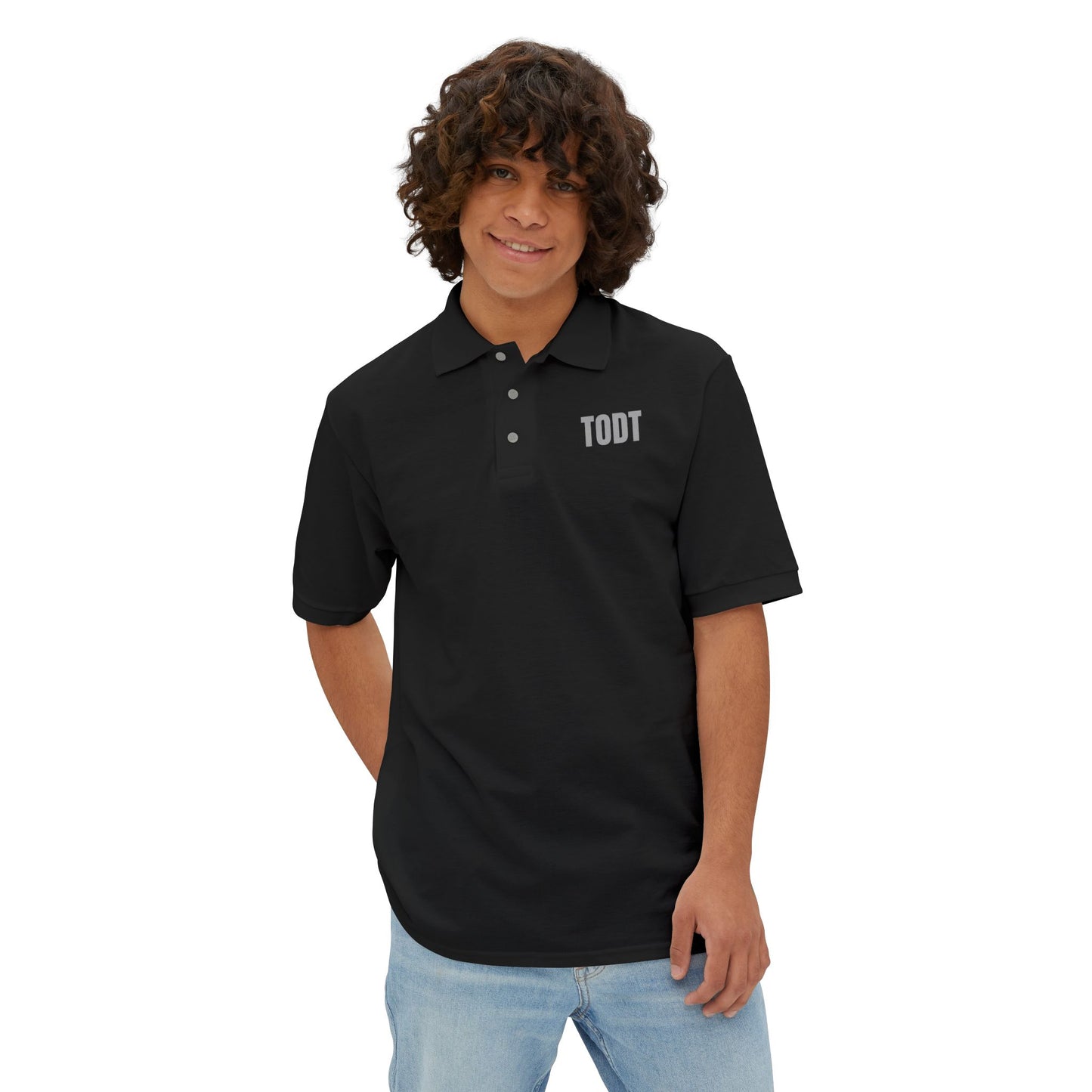 TODT - Classic Men's Polo Shirt (Front TODT, Back Design)