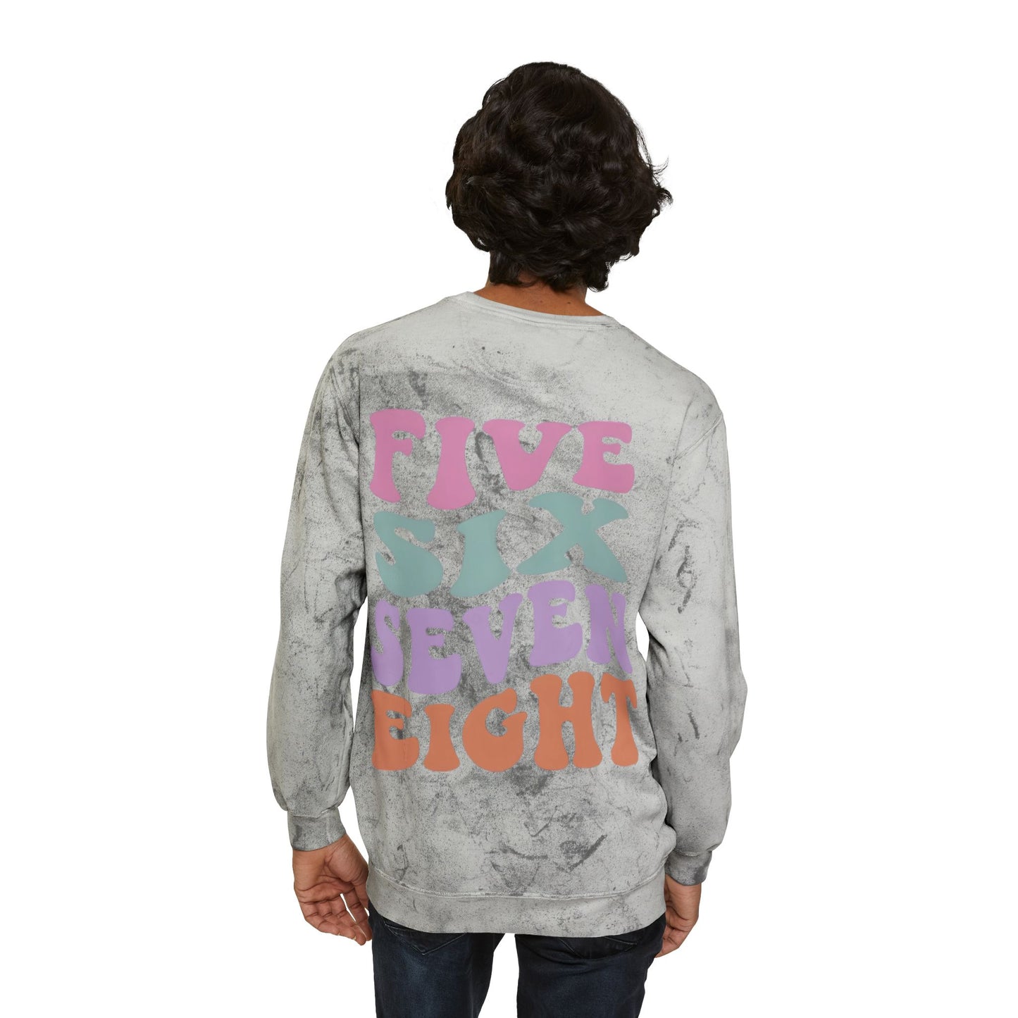MIXX Summer 2025 - Unisex Color Blast Sweatshirt (Front Studio, Back Phrase)