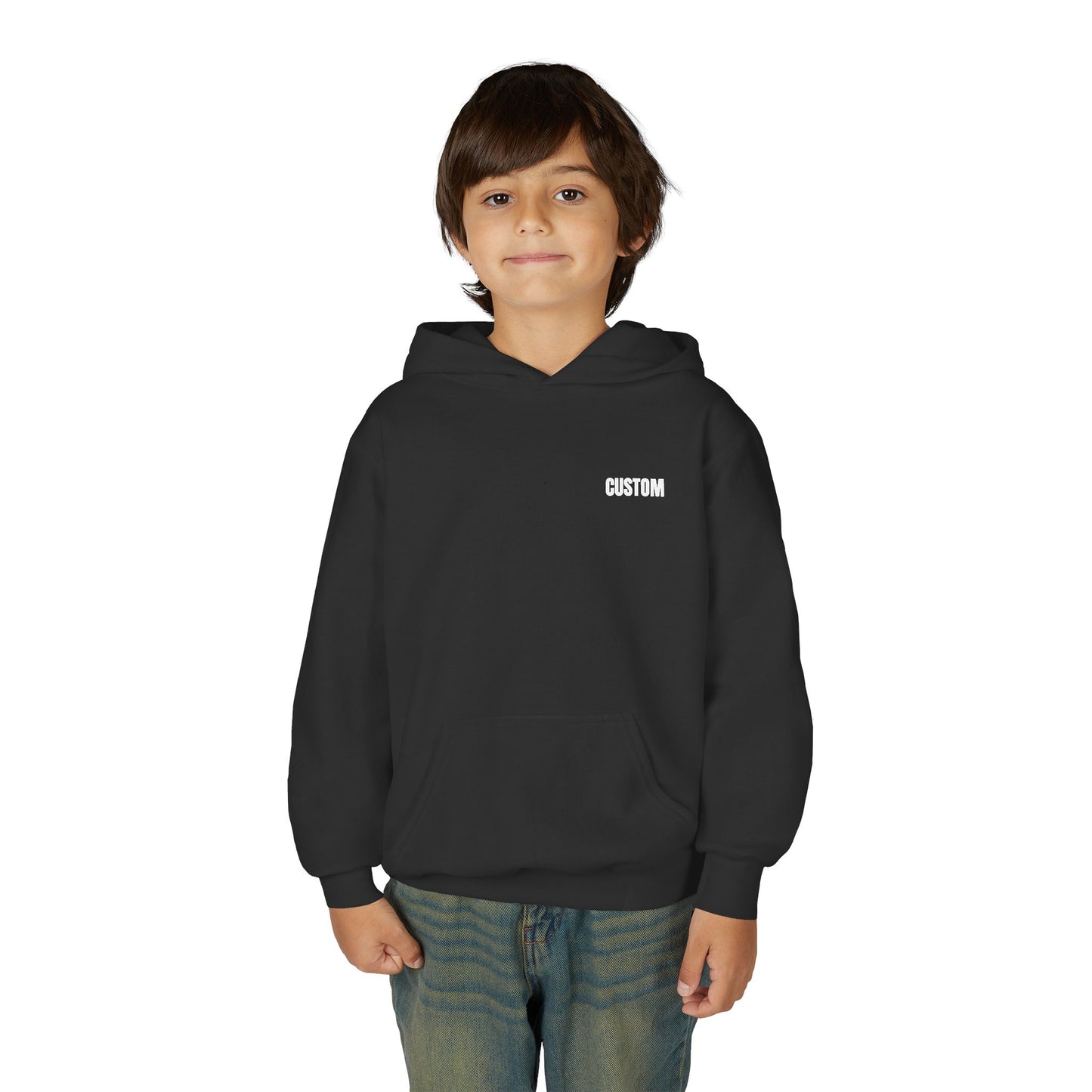 The Space - CUSTOM Youth Hoodie (Front Name, Back Studio) Read Description Below