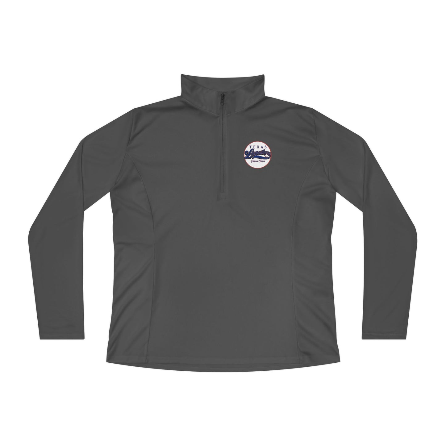 TEXAS LIVE! LONESTARS - Ladies Quarter-Zip Pullover (Front Logo, Back Logo)