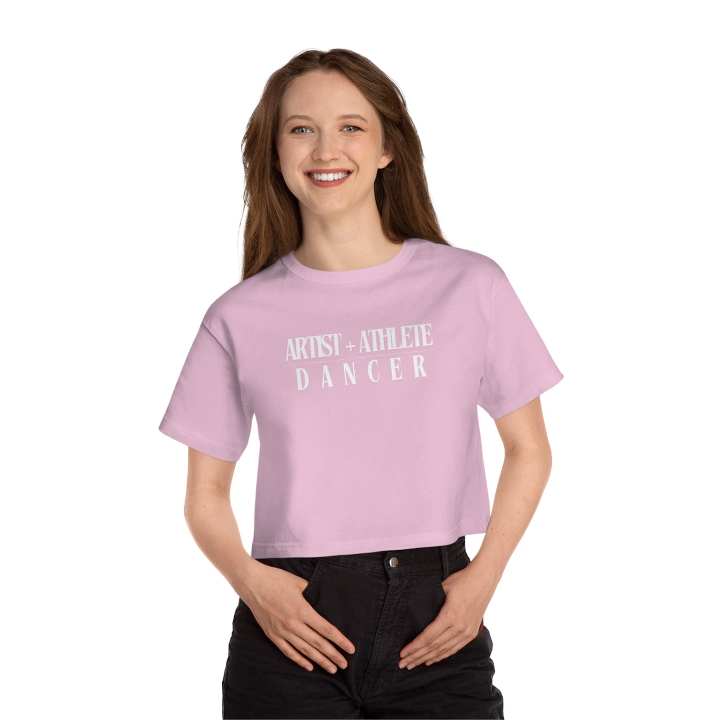 BellaVia - Champion Women's Heritage Cropped T-Shirt (Front Design, Back Design)