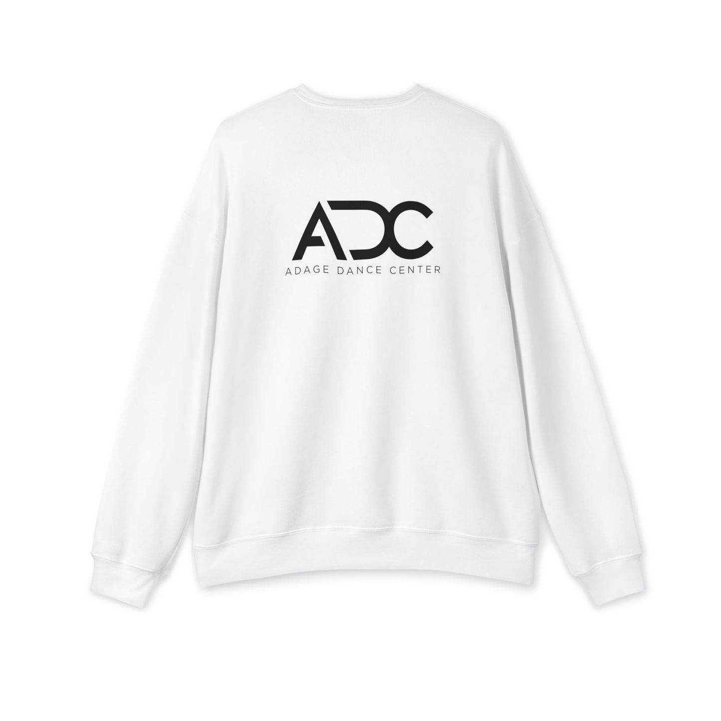 Adage Dance Center: Unisex Bella+Canvas Crewneck Sweatshirt (Front Chest, Back Logo)
