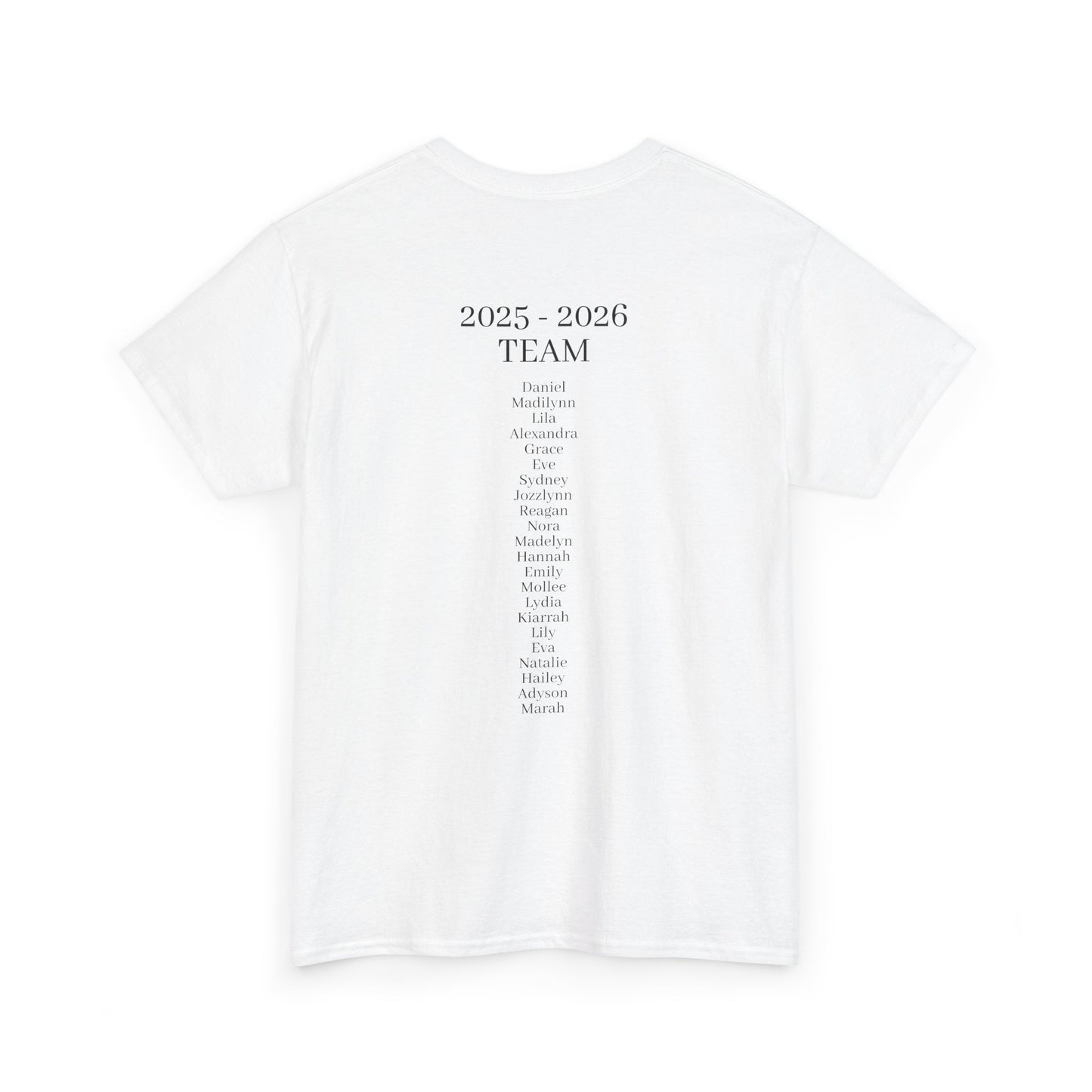 Dream Team Dance Company - Unisex Cotton Tee | 2025-2026 Team Roster